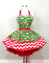 Load image into Gallery viewer, Grinch Christmas Apron, Hanging With the Grinch, Grinchmas Apron for Women