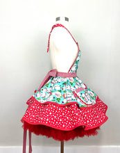 Load image into Gallery viewer, Merry Snowmen Christmas Apron, Winter Apron, Snowman and Santa Apron for Women