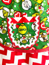 Load image into Gallery viewer, Grinch Christmas Apron, Hanging With the Grinch, Grinchmas Apron for Women