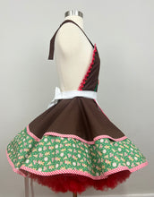 Load image into Gallery viewer, Gingerbread Girl Christmas Apron, Holiday Apron/Retro Apron for Women