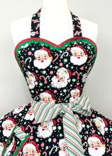 Load image into Gallery viewer, Jolly Santa Christmas Apron, Women’s Retro Apron