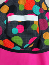 Load image into Gallery viewer, Betty the Car Hop Pin Up Apron, Sexy Costume Apron , Polka Dot Raspberry Sherbet, Retro