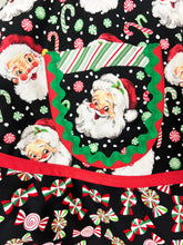 Load image into Gallery viewer, Jolly Santa Christmas Apron, Women’s Retro Apron
