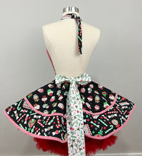 Load image into Gallery viewer, Christmas Cupcakes Apron, Women’s Retro Apron