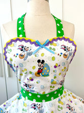 Load image into Gallery viewer, Mickey Mouse Easter Apron, Womens Retro Apron