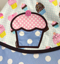 Load image into Gallery viewer, Cupcake Party Apron, Pinup Apron, Bakers Apron, Woman's Apron