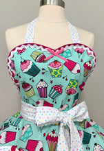 Load image into Gallery viewer, Strawberry Cupcake Apron, Women's Apron