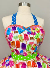 Load image into Gallery viewer, Chill Out Fruity Popsicle Retro Apron, Woman's Apron, Summer Apron