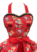 Load image into Gallery viewer, San Fransisco 49ers NFL Fan Girl Apron