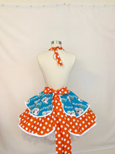 Load image into Gallery viewer, Miami Dolphin NFL Fan Girl Apron