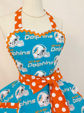 Load image into Gallery viewer, Miami Dolphin NFL Fan Girl Apron