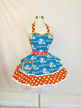 Load image into Gallery viewer, Miami Dolphin NFL Fan Girl Apron