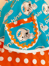 Load image into Gallery viewer, Miami Dolphin NFL Fan Girl Apron