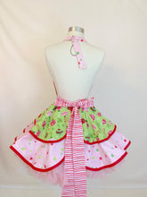 Load image into Gallery viewer, In the PInk (and Green) Ornaments Christmas Apron