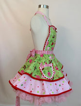 Load image into Gallery viewer, In the PInk (and Green) Ornaments Christmas Apron