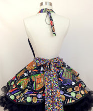 Load image into Gallery viewer, Haunted House Sweets Halloween Apron
