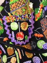 Load image into Gallery viewer, Haunted House Sweets Halloween Apron