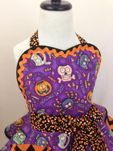 Load image into Gallery viewer, Trick Or Treat Halloween Apron, Girl's Apron