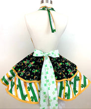 Load image into Gallery viewer, Lucky Leprechaun St. Patrick's Day Apron, Womens Apron