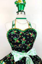 Load image into Gallery viewer, Lucky Leprechaun St. Patrick's Day Apron, Womens Apron