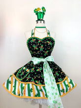 Load image into Gallery viewer, Lucky Leprechaun St. Patrick's Day Apron, Womens Apron