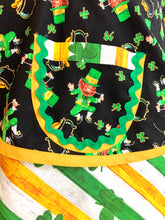Load image into Gallery viewer, Lucky Leprechaun St. Patrick's Day Apron, Womens Apron