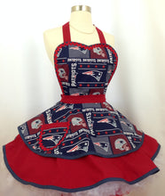 Load image into Gallery viewer, New England Patriots NFL Fan Girl Apron, Adult