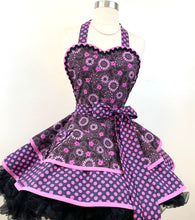 Load image into Gallery viewer, Zazzy Zinnias Apron, Women's Apron