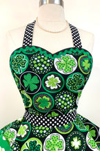 Load image into Gallery viewer, All The Luck St. Patrick's Day Apron, Shamrock Woman's Apron