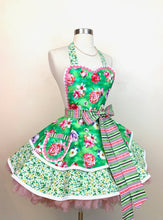 Load image into Gallery viewer, English Garden Party Apron, Woman's Apron
