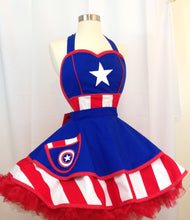 Load image into Gallery viewer, Captain America Costume Apron