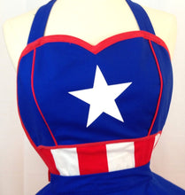 Load image into Gallery viewer, Captain America Costume Apron