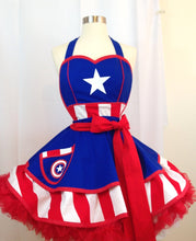 Load image into Gallery viewer, Captain America Costume Apron