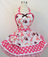 Load image into Gallery viewer, Pink Watercolor Daisies Apron