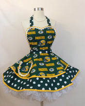 Load image into Gallery viewer, Green Bay Packers NFL Fan Girl Apron, Adult