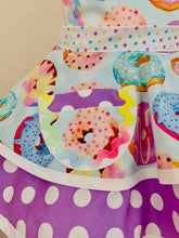 Load image into Gallery viewer, Girl's Rainbow Donuts Apron, Child's Apron