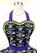 Load image into Gallery viewer, Baltimore Ravens NFL Fan Girl Apron, Adult