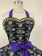 Load image into Gallery viewer, Baltimore Ravens NFL Fan Girl Apron, Adult