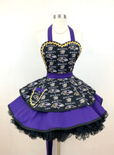 Load image into Gallery viewer, Baltimore Ravens NFL Fan Girl Apron, Adult