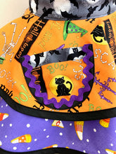 Load image into Gallery viewer, Ms.Skeleton Halloween Apron, Girl's Apron