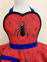 Load image into Gallery viewer, Girl's Spiderman Costume Apron, child