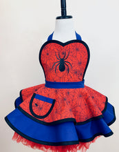 Load image into Gallery viewer, Girl's Spiderman Costume Apron, child