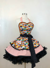 Load image into Gallery viewer, Spooky Bakery Frankencakes Halloween Apron, Retro Women's Apron