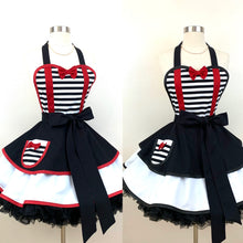 Load image into Gallery viewer, Tweedledum and Tweedledee Wonderland Costume Aprons, Adult