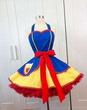 Load image into Gallery viewer, Snow White Costume Apron, Woman’s Apron
