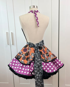 Skeleton Games Halloween Apron