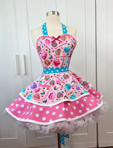Pink Carnival Treats Women’s Apron