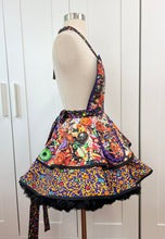 Load image into Gallery viewer, Monster Treats Halloween Apron, PinUp Apron- Halloween Party Retro Apron for Women by SassyFras Collection
