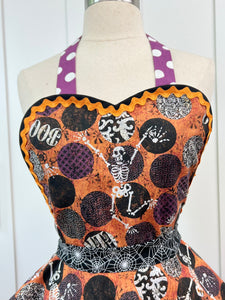 Skeleton Games Halloween Apron