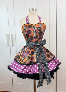 Skeleton Games Halloween Apron